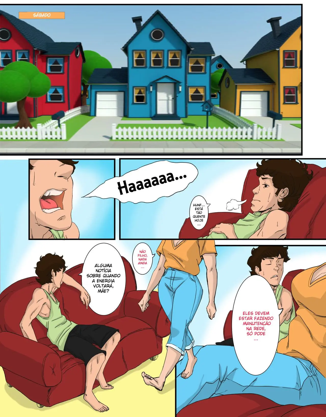 Imagem 2 de 19 - [Aarokira] Na Paraia Com A Mamãe - Quadrinhos Eróticos