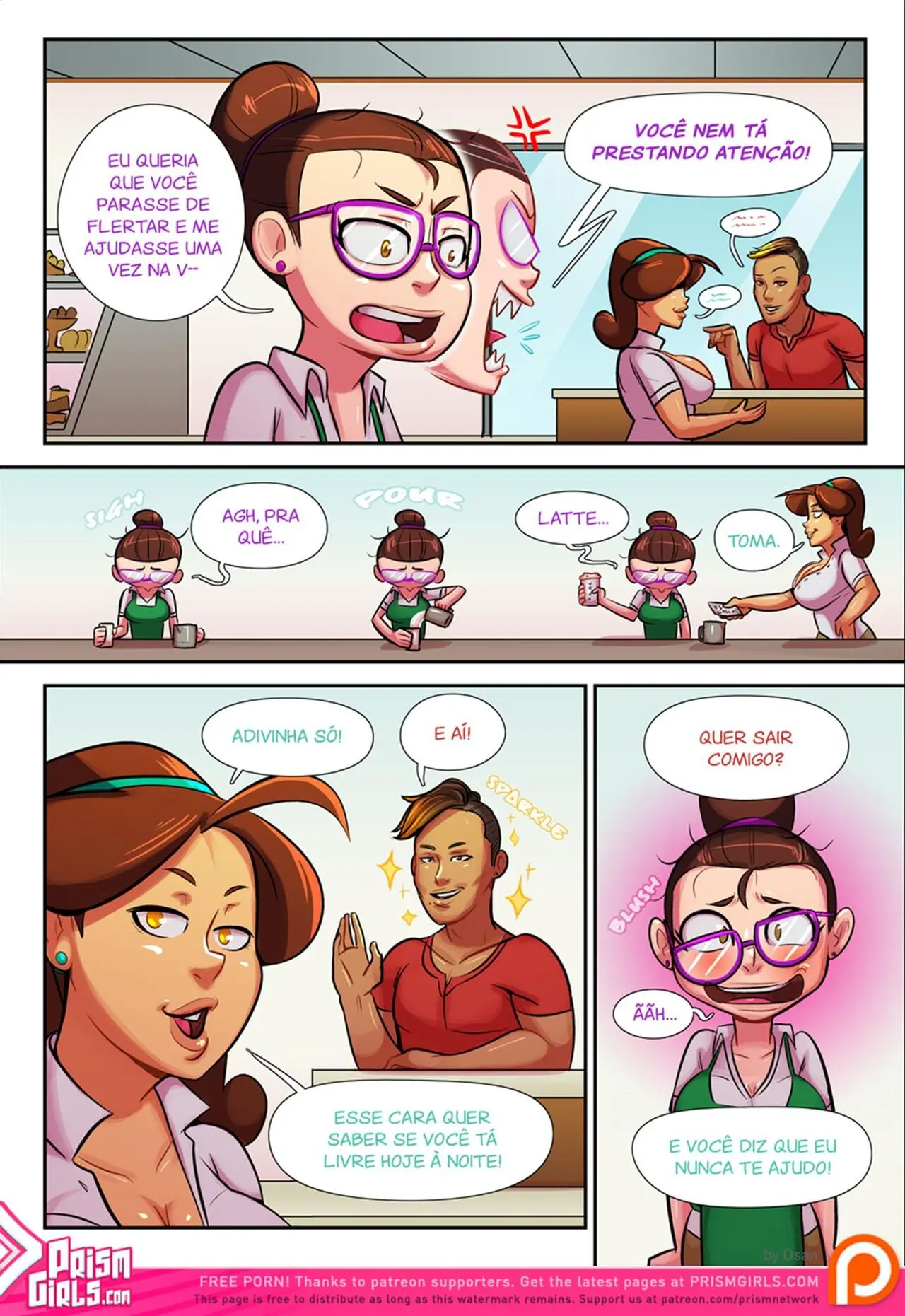 Imagem 3 de 18 - [Dsan] Cup O' Love "Date Night" - Quadrinhos Eróticos