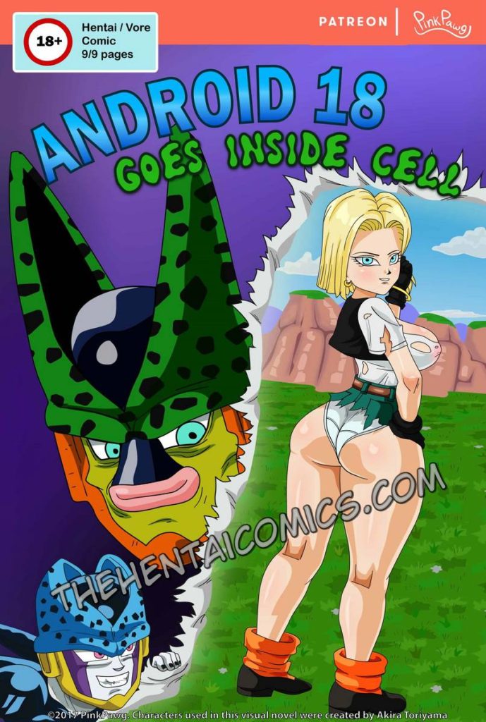 Android 18 Sendo Absolvido por Cell - Foto 1