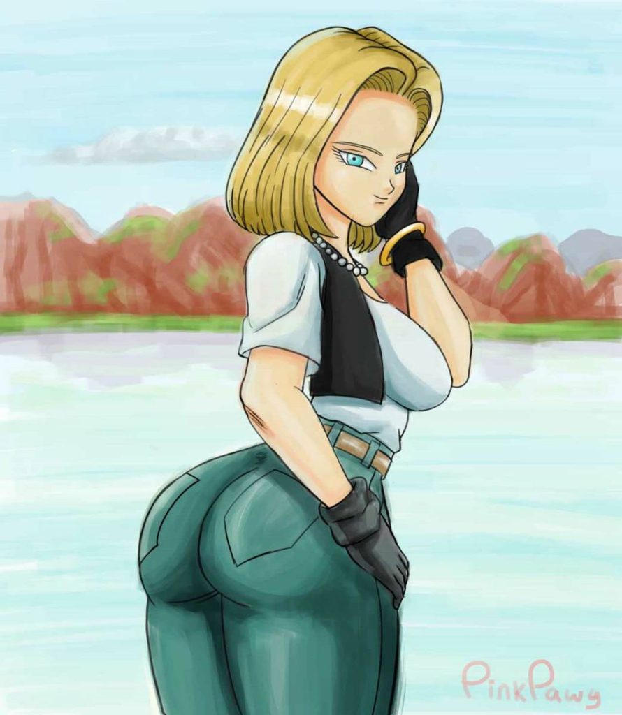 Android 18 Sendo Absolvido por Cell - Foto 2