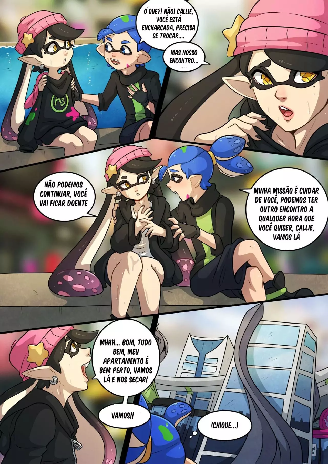Imagem 10 de 33 - [Kinkymation] Mission: Callie (Splatoon) - Quadrinhos Eróticos