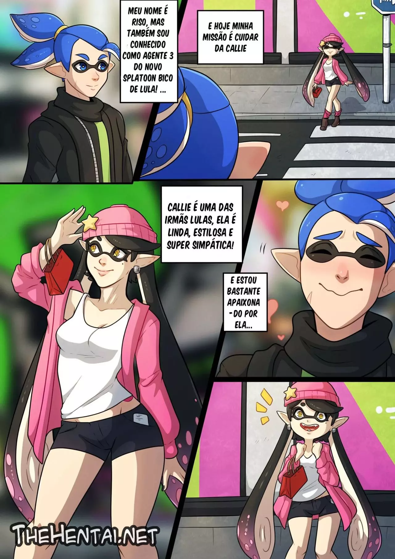 Imagem 2 de 33 - [Kinkymation] Mission: Callie (Splatoon) - Quadrinhos Eróticos