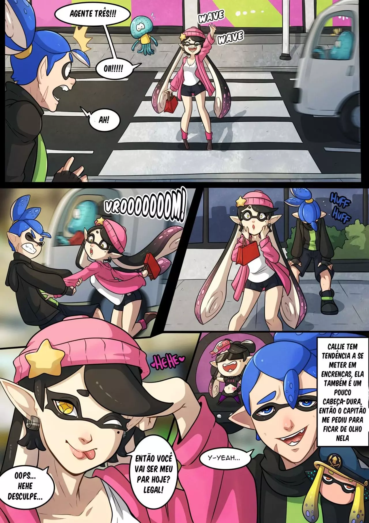 Imagem 3 de 33 - [Kinkymation] Mission: Callie (Splatoon) - Quadrinhos Eróticos