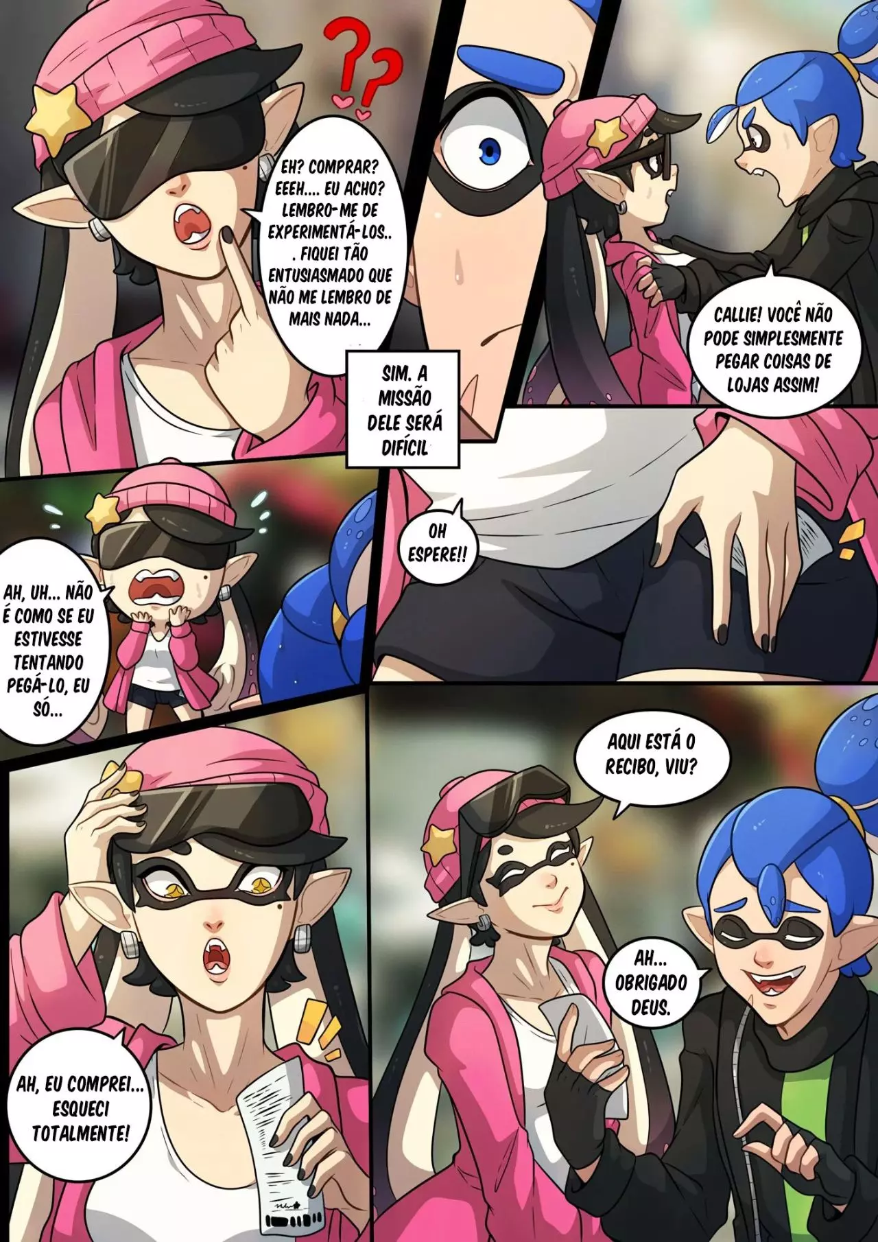 Imagem 5 de 33 - [Kinkymation] Mission: Callie (Splatoon) - Quadrinhos Eróticos