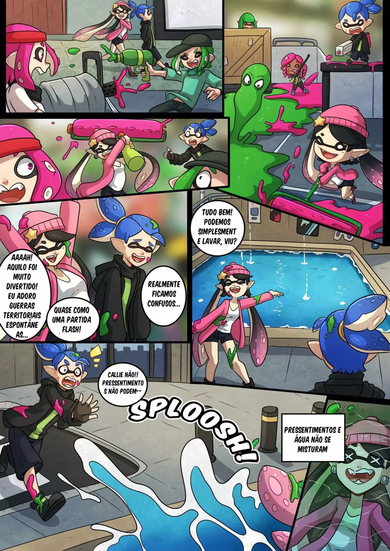 Imagem 8 de 33 - [Kinkymation] Mission: Callie (Splatoon) - Quadrinhos Eróticos