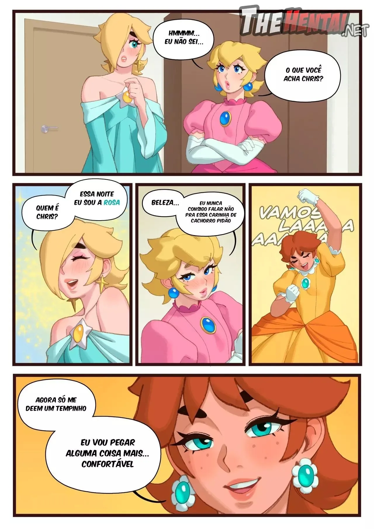 Imagem 4 de 20 - [Riz] Princess Sleepover (Super Mario) - Quadrinhos Eróticos