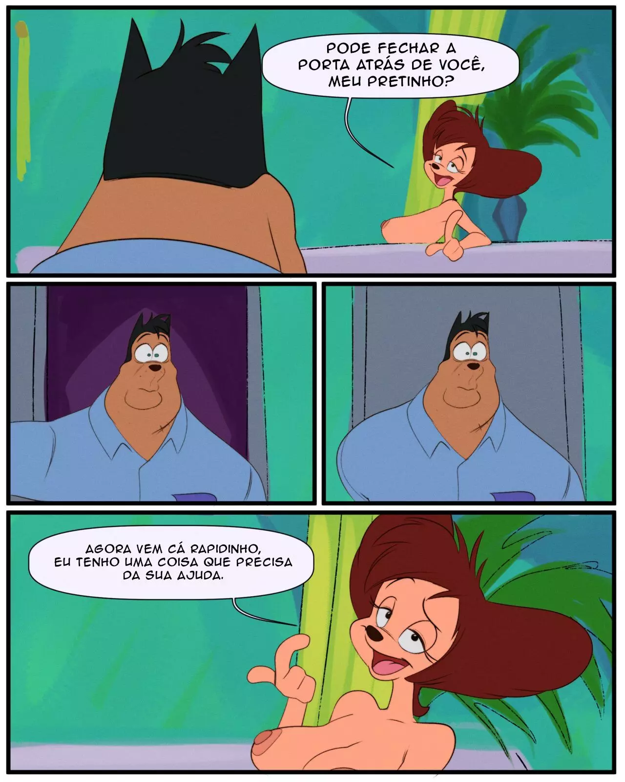 Imagem 17 de 37 - [TheHumanCopier] Peg’s Day Off (Goof Troop) - Quadrinhos Eróticos