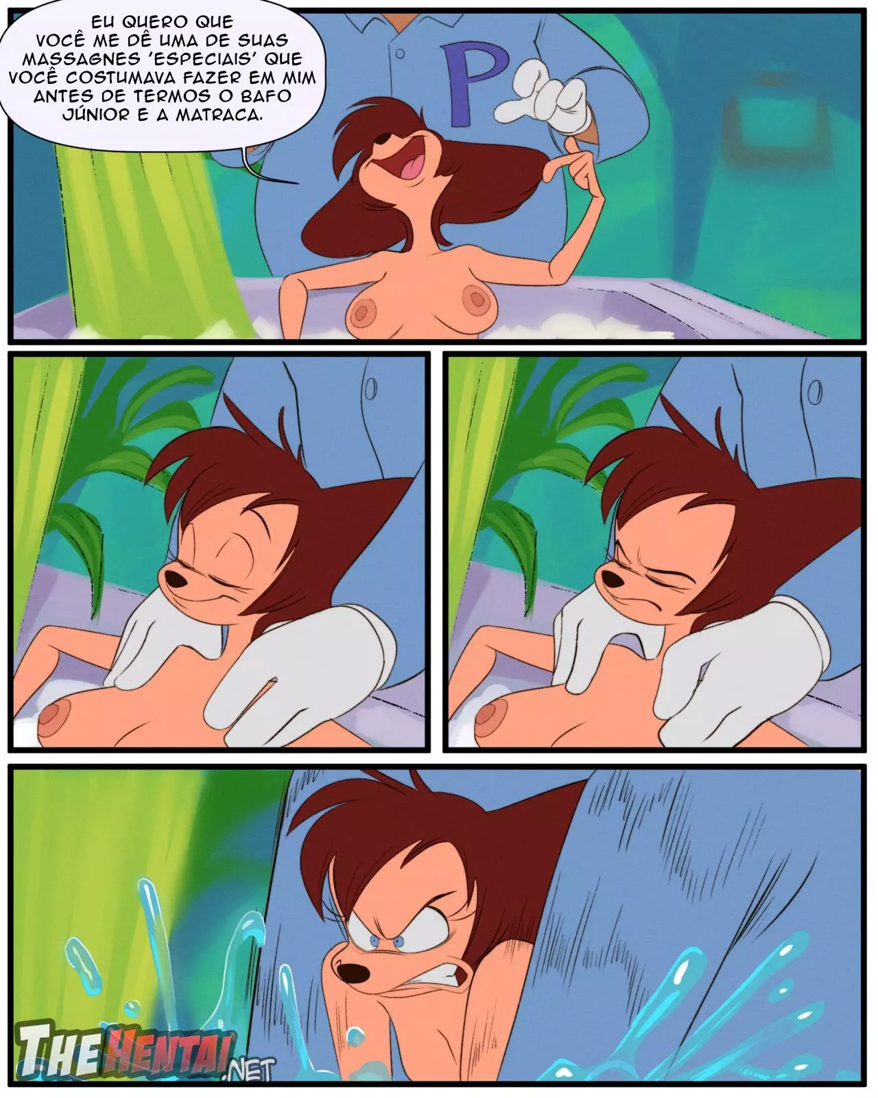 Imagem 18 de 37 - [TheHumanCopier] Peg’s Day Off (Goof Troop) - Quadrinhos Eróticos