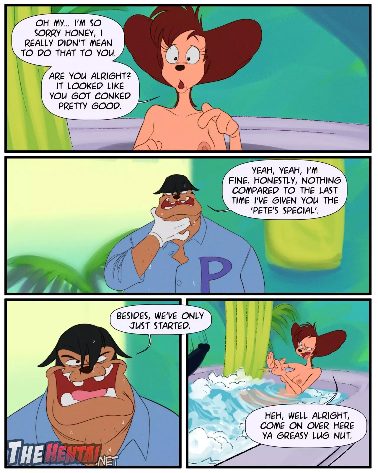 Imagem 20 de 37 - [TheHumanCopier] Peg’s Day Off (Goof Troop) - Quadrinhos Eróticos
