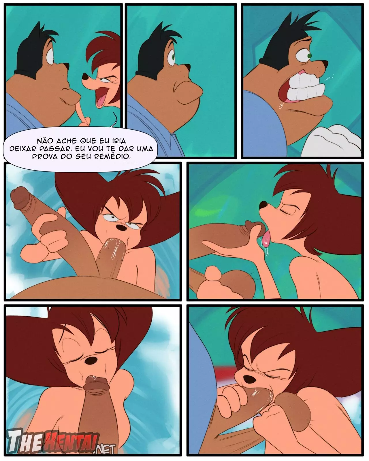 Imagem 26 de 37 - [TheHumanCopier] Peg’s Day Off (Goof Troop) - Quadrinhos Eróticos