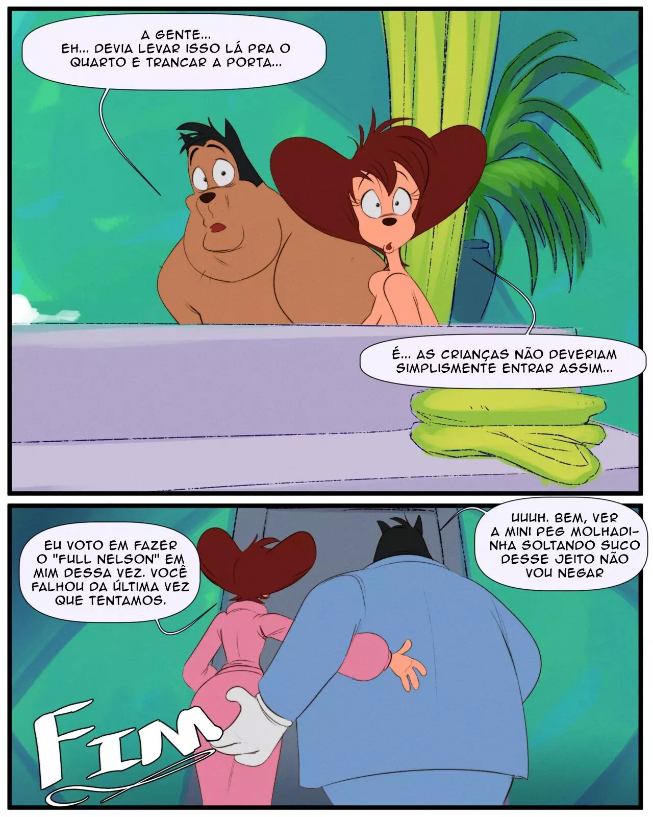 Imagem 37 de 37 - [TheHumanCopier] Peg’s Day Off (Goof Troop) - Quadrinhos Eróticos