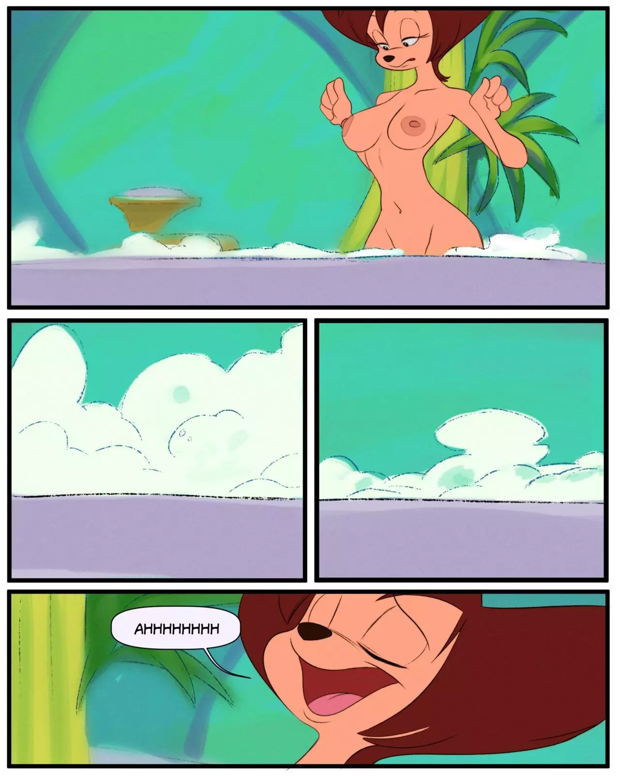 Imagem 7 de 37 - [TheHumanCopier] Peg’s Day Off (Goof Troop) - Quadrinhos Eróticos