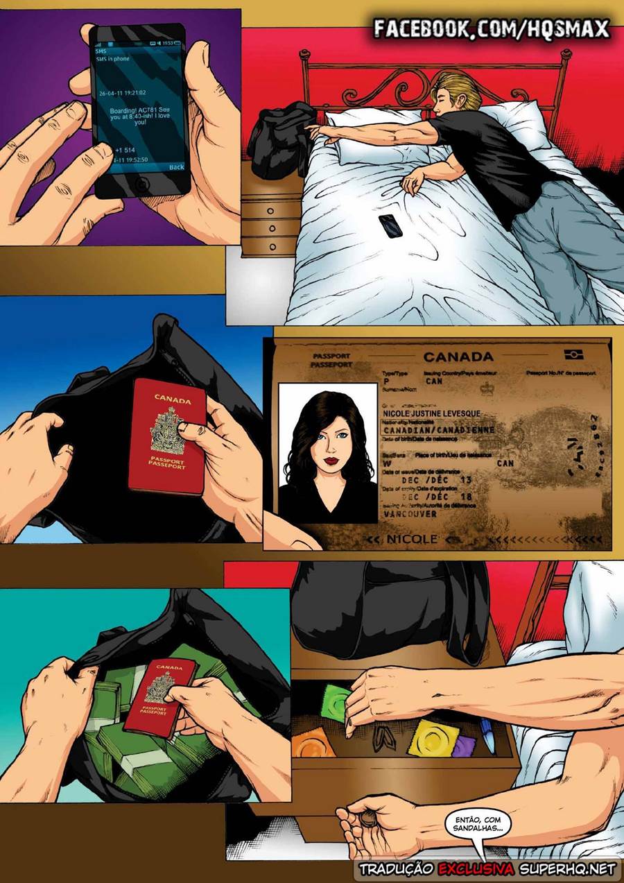 Imagem 6 de 13 - A Namorada Canadense - Quadrinhos Eróticos