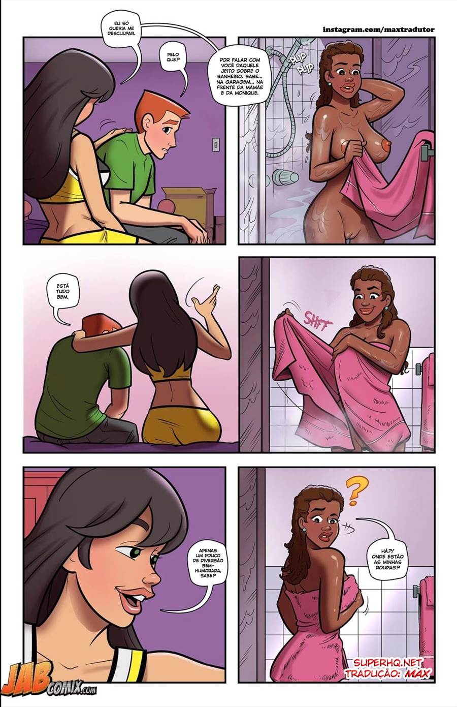 Imagem 8 de 22 - Tomando Cuidado 3 - Quadrinhos Eróticos