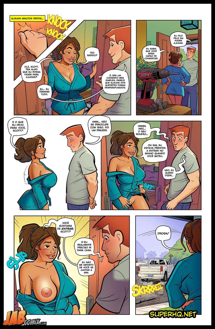 Imagem 11 de 22 - Tomando Cuidado 4 - Quadrinhos Eróticos