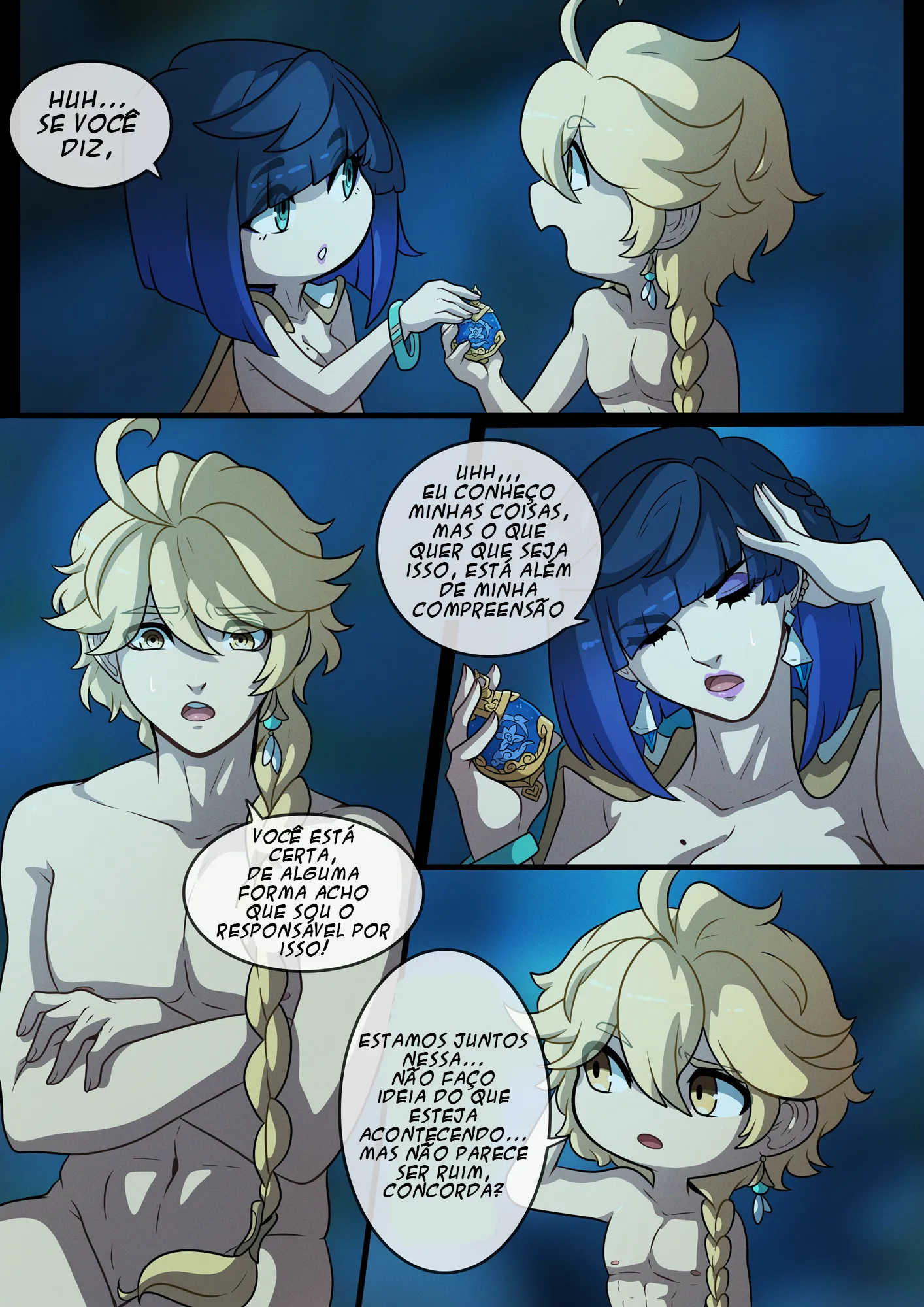 Imagem 25 de 28 - [Kinkymation] Elemental Desire: A Partner’s Trust (Genshin Impact) - Quadrinhos Eróticos