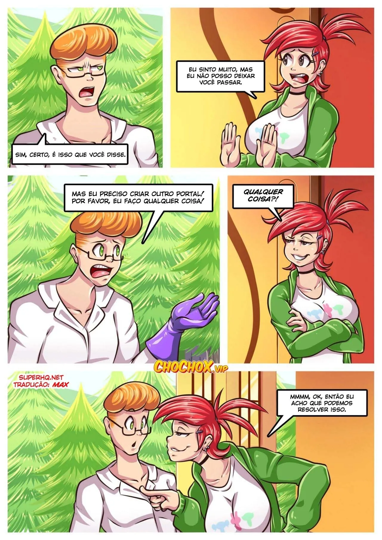 Imagem 13 de 39 - [Croc] Between Dimensions (Dexters Laboratory) - Quadrinhos Eróticos