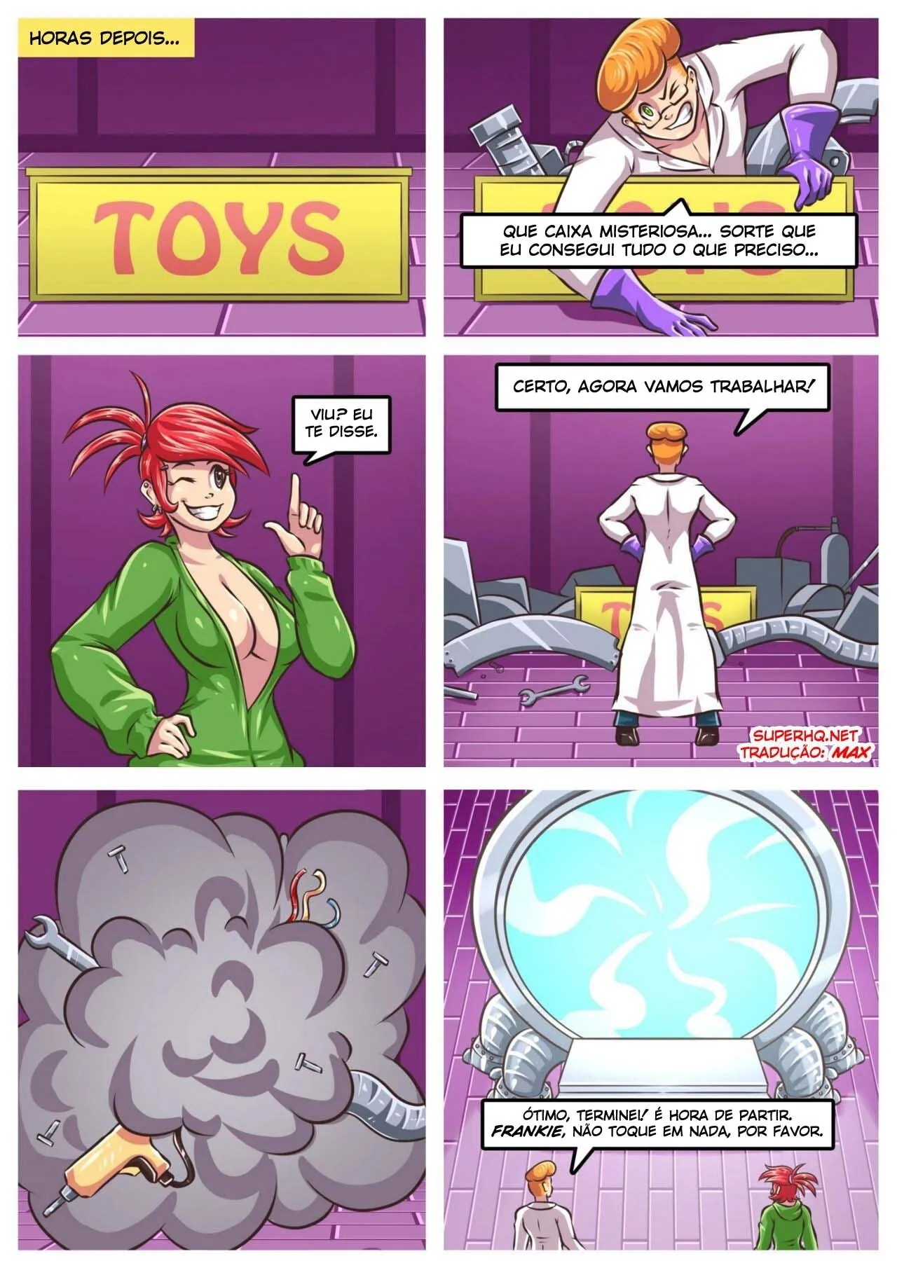 Imagem 21 de 39 - [Croc] Between Dimensions (Dexters Laboratory) - Quadrinhos Eróticos