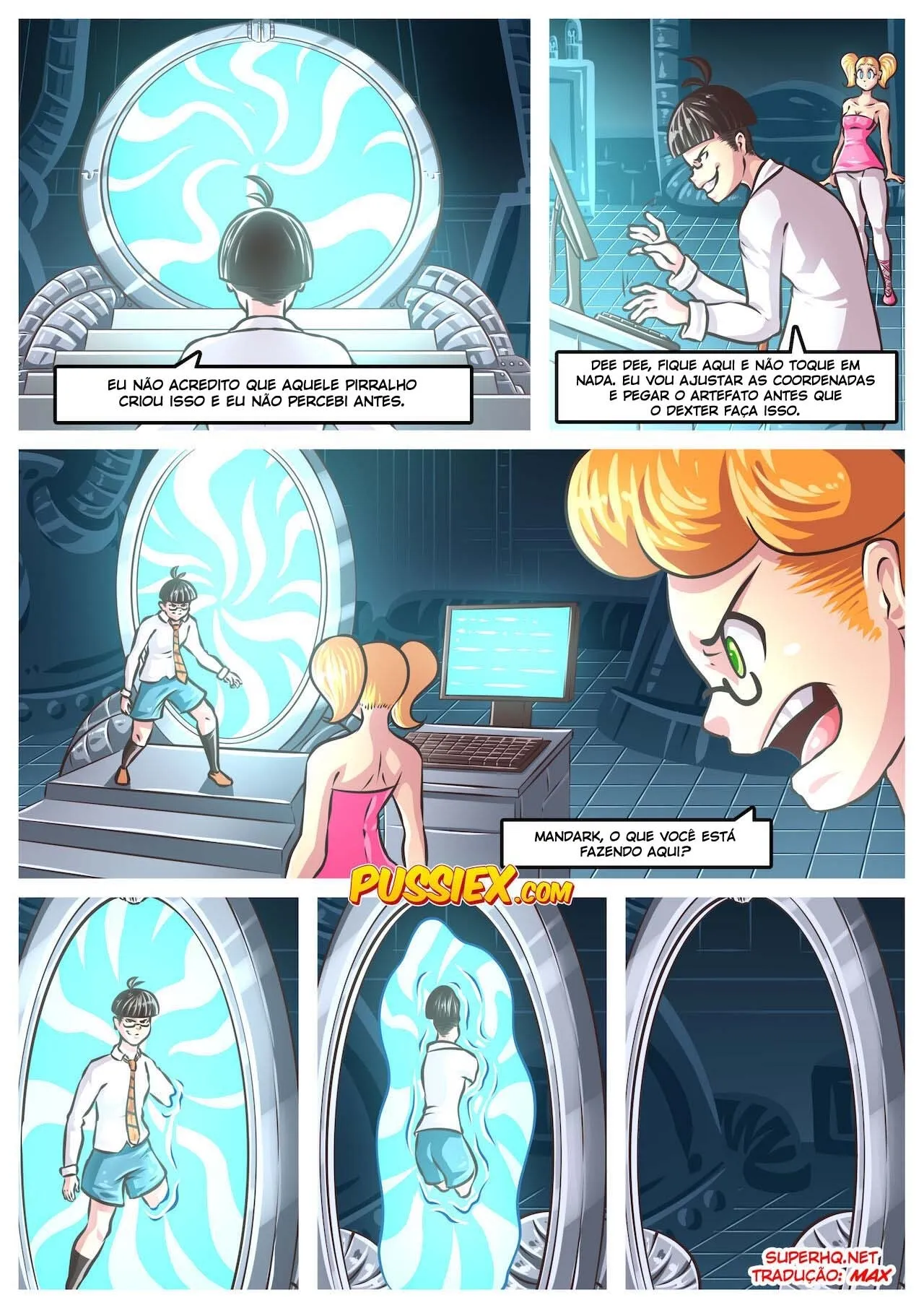 Imagem 8 de 39 - [Croc] Between Dimensions (Dexters Laboratory) - Quadrinhos Eróticos