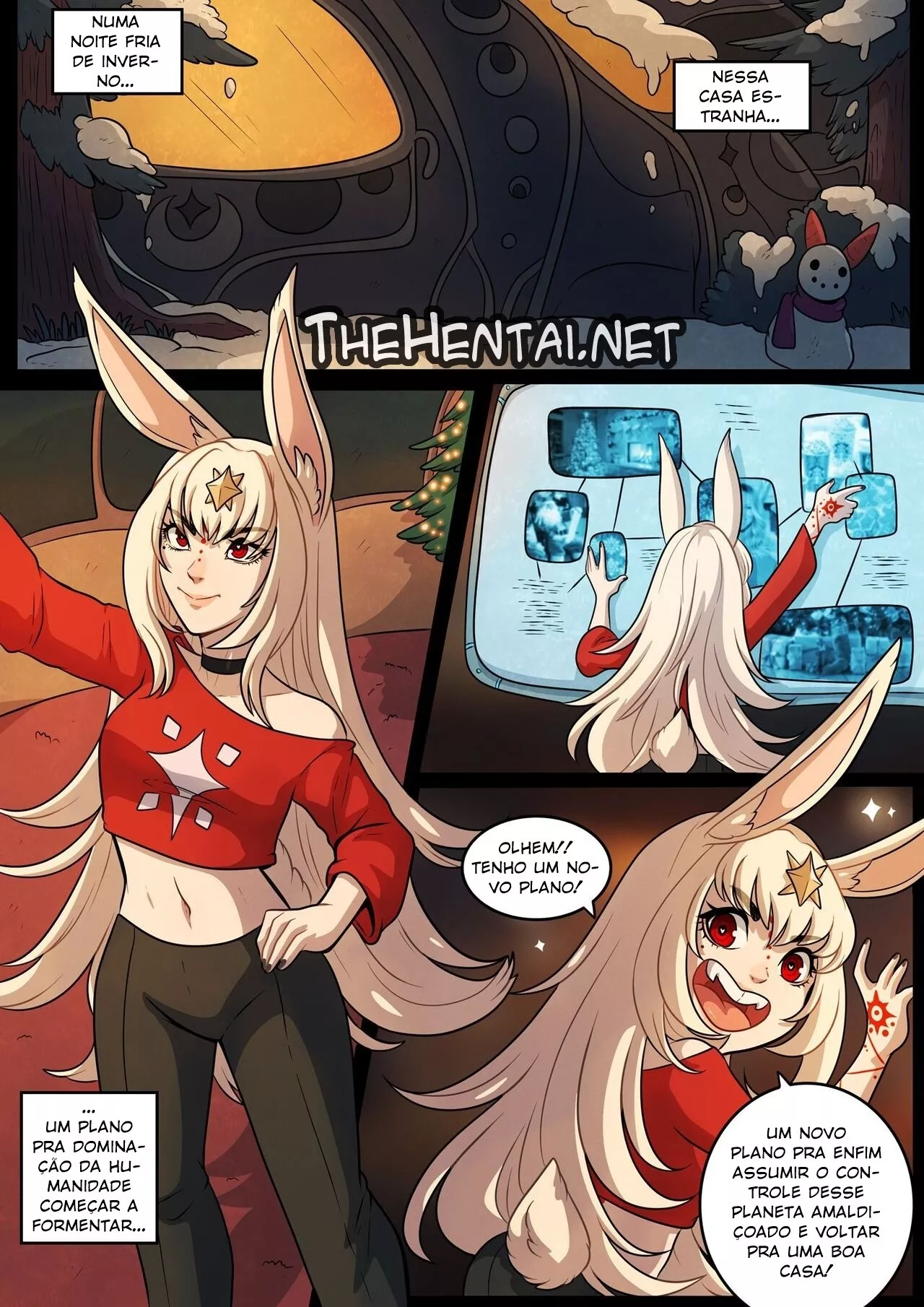 Imagem 2 de 31 - [Kinkymation] A Very Bunny Christmas - Quadrinhos Eróticos