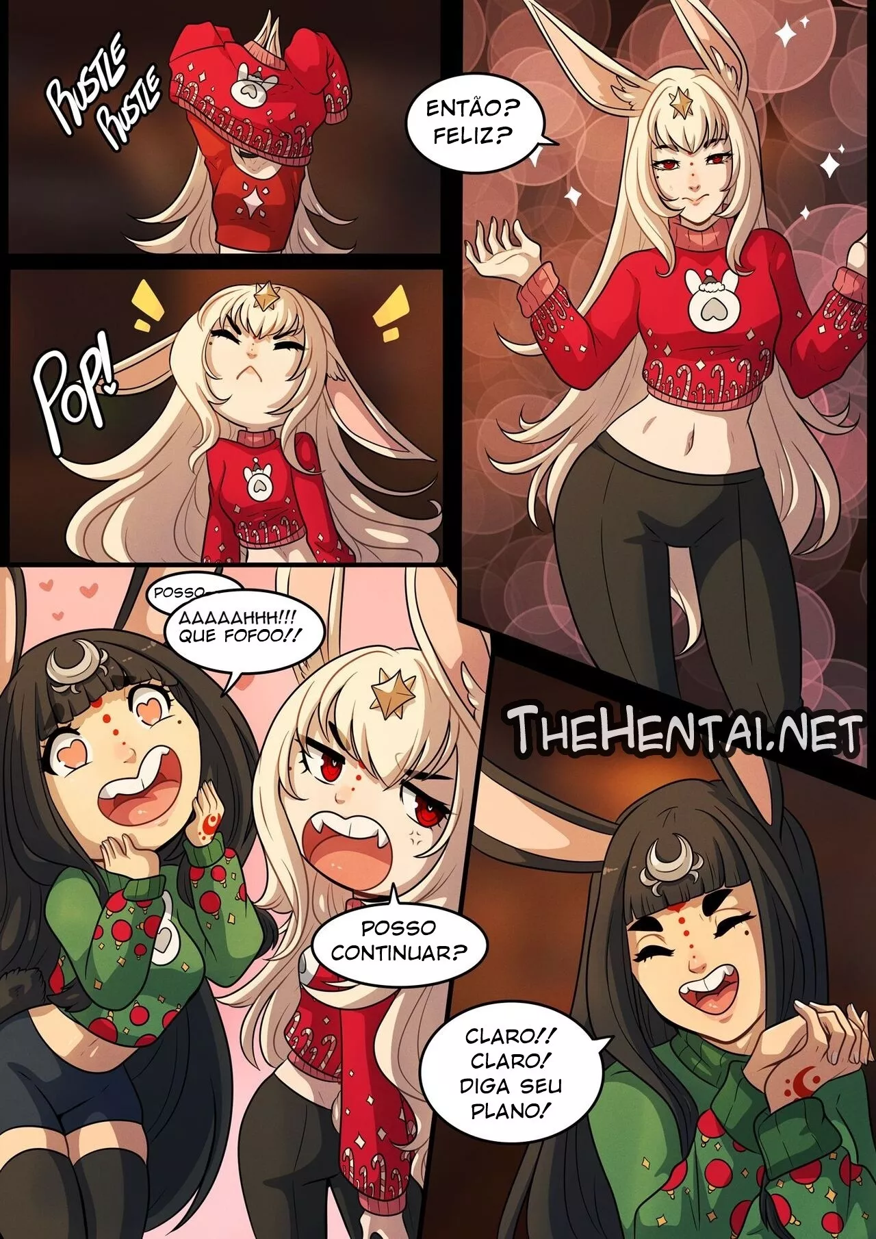 Imagem 5 de 31 - [Kinkymation] A Very Bunny Christmas - Quadrinhos Eróticos