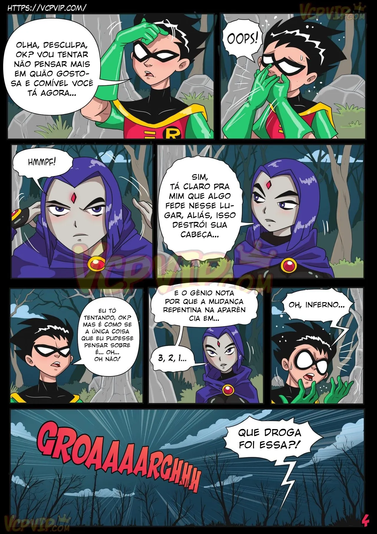 Imagem 5 de 29 - [Macergo] Stranded (Teen Titans) - Quadrinhos Eróticos
