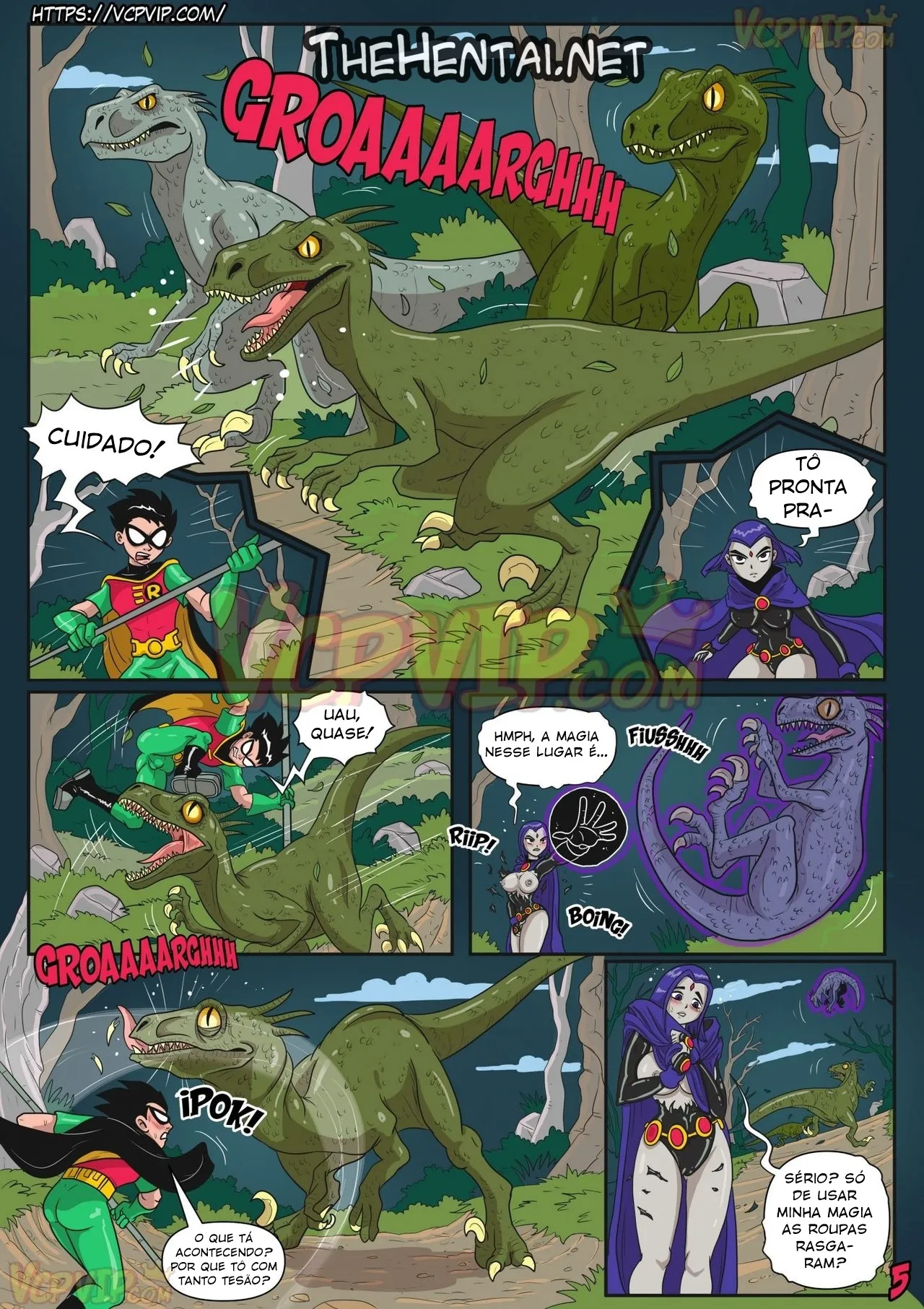 Imagem 6 de 29 - [Macergo] Stranded (Teen Titans) - Quadrinhos Eróticos