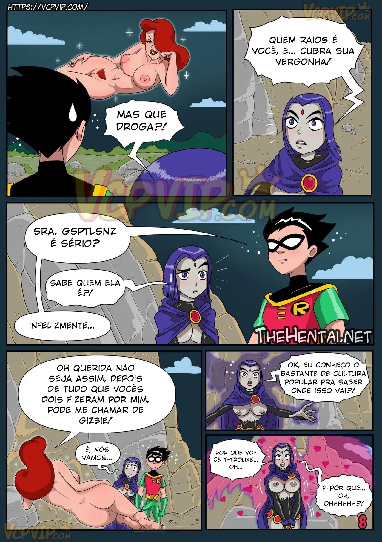 Imagem 9 de 29 - [Macergo] Stranded (Teen Titans) - Quadrinhos Eróticos