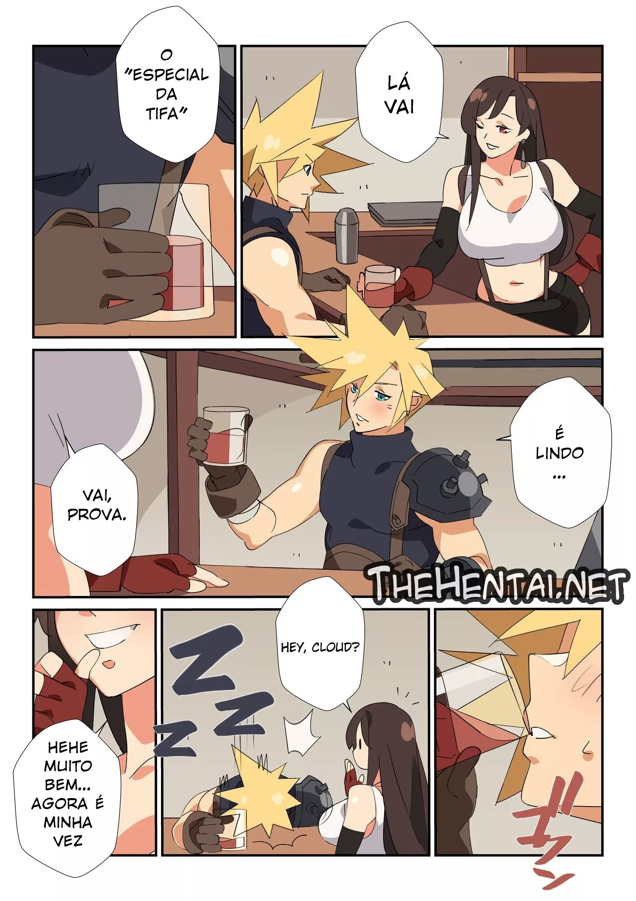 Imagem 6 de 17 - [Nisego] Tifa’s Special Cocktail! (Final Fantasy VII) - Quadrinhos Eróticos