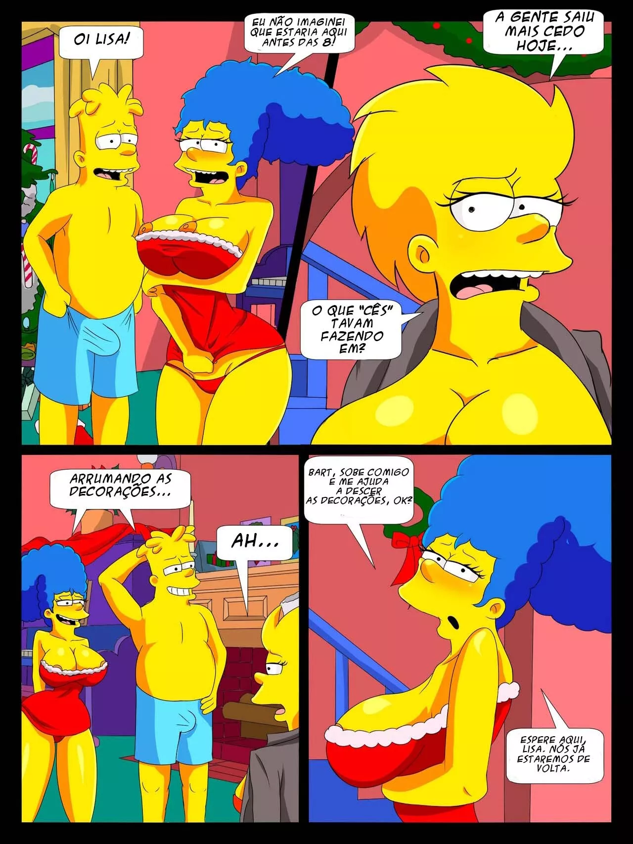 Imagem 3 de 12 - [PokuArts] The Simpsons: A Family Christmas! (The Simpsons) - Quadrinhos Eróticos
