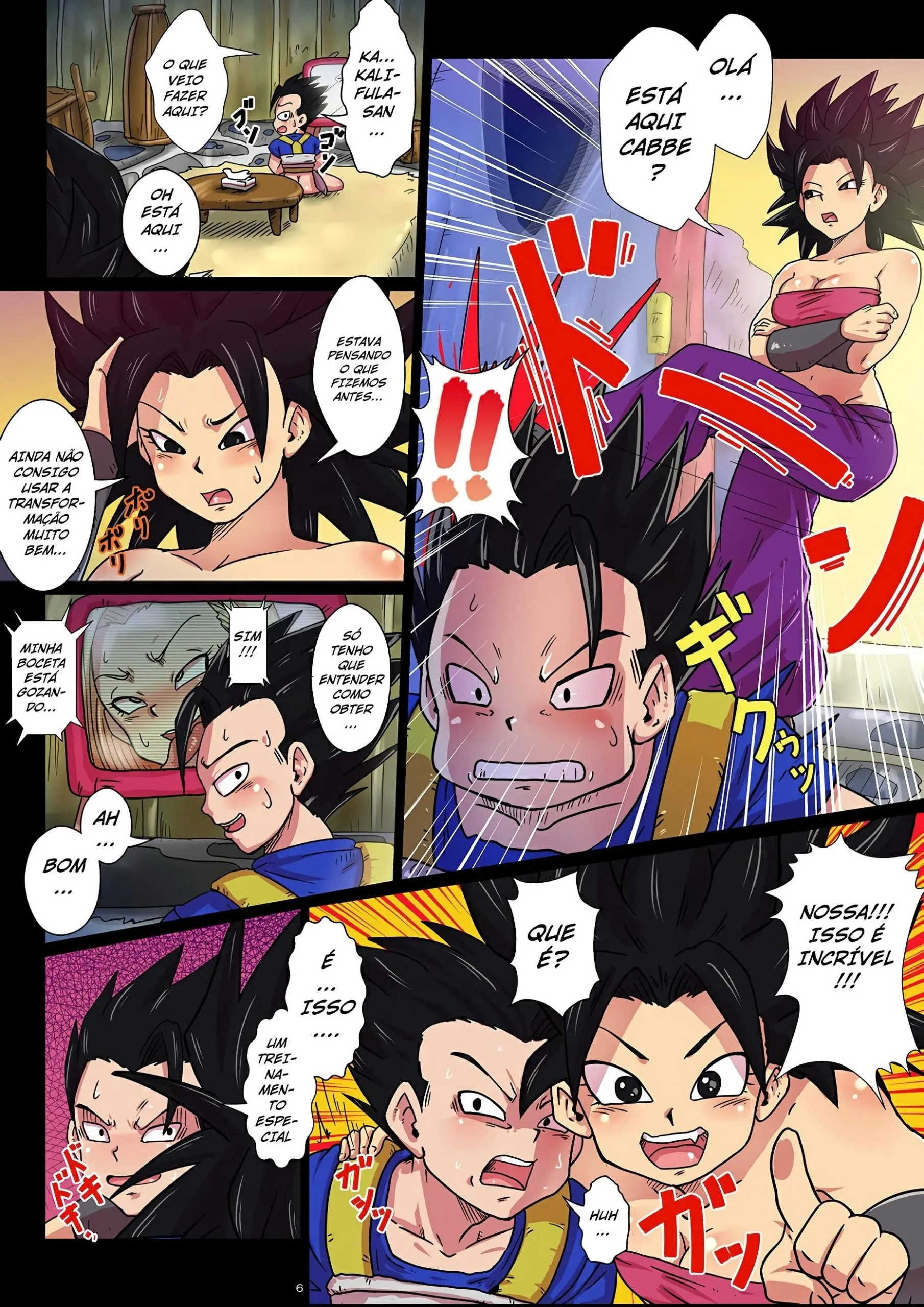 Imagem 6 de 15 - [Rikka Kai] Dai 6 Uchuu no Himitsu no Chou Tokkun (Dragon Ball Super) - Quadrinhos Eróticos
