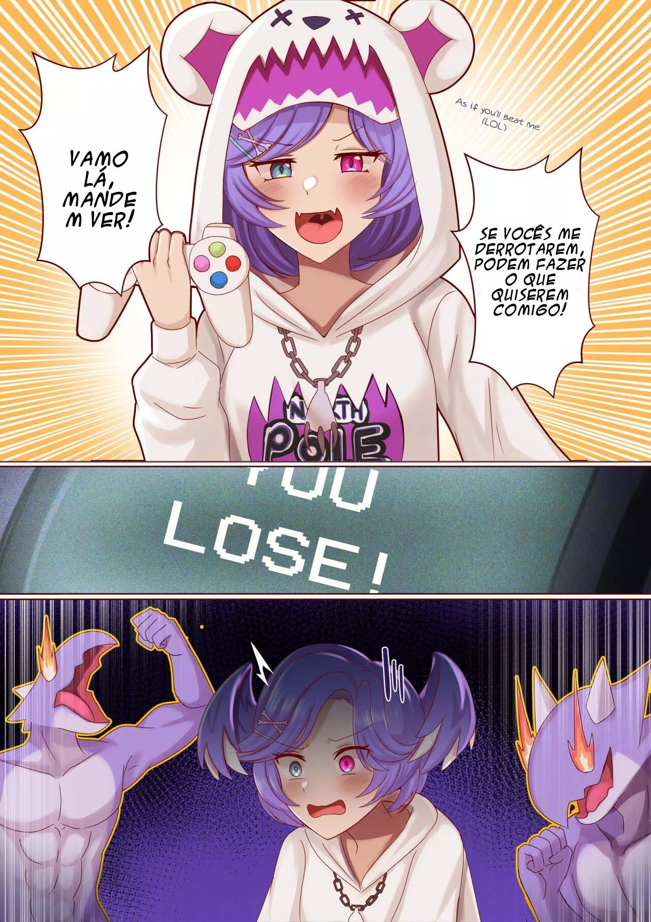 Imagem 2 de 8 - [XanaduAvic] Wanna See My Tits? (Nijisanji) - Quadrinhos Eróticos