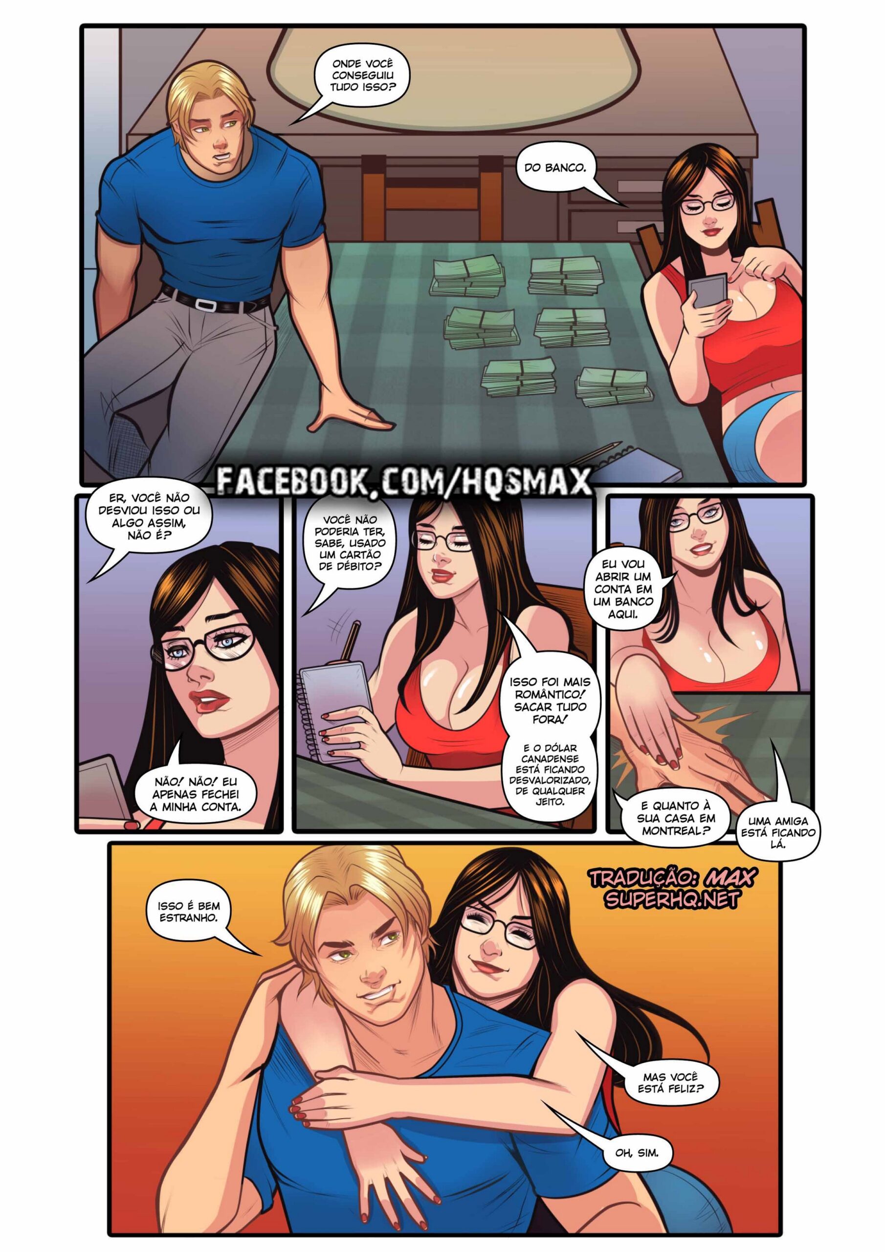 Imagem 8 de 13 - A Namorada Canadense 4 - Quadrinhos Eróticos