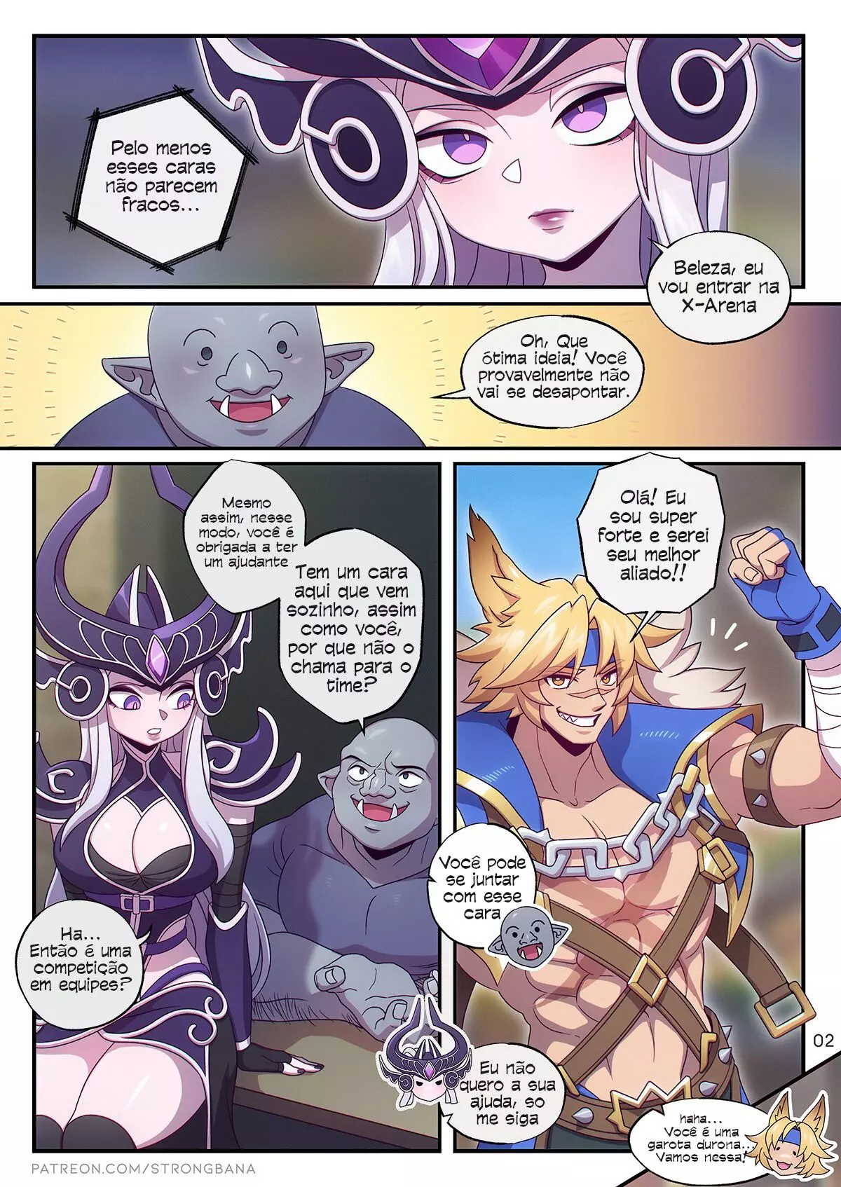 Imagem 4 de 32 - [Strong Bana] X-ARENA (League of Legends) - Quadrinhos Eróticos