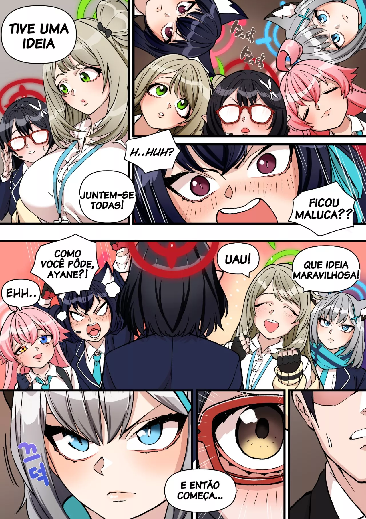 Imagem 3 de 18 - [Bluecandy] Abydos Sexual Task Force (Blue Archive) - Quadrinhos Eróticos