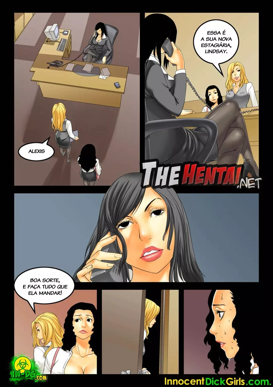 Imagem 5 de 16 - [InnocentDickGirls] College Intern: Alexis - Quadrinhos Eróticos