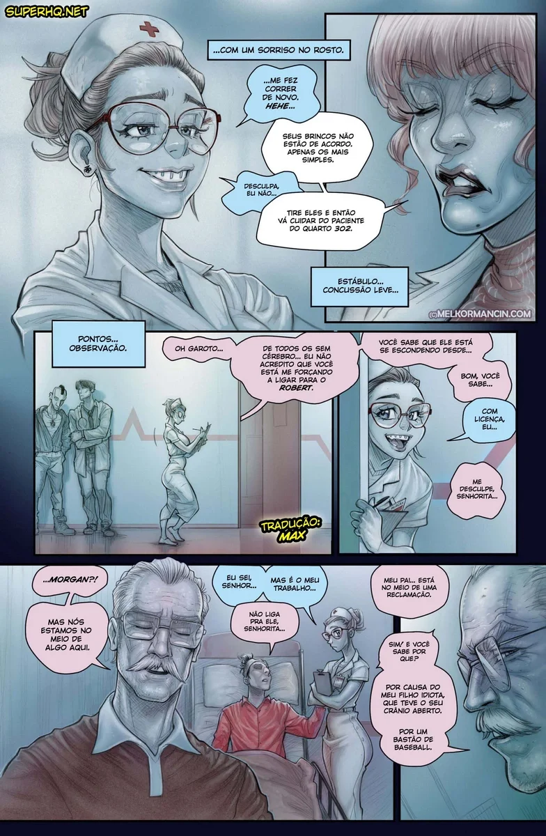 Imagem 4 de 44 - Enfermeira Morgan - Quadrinhos Eróticos