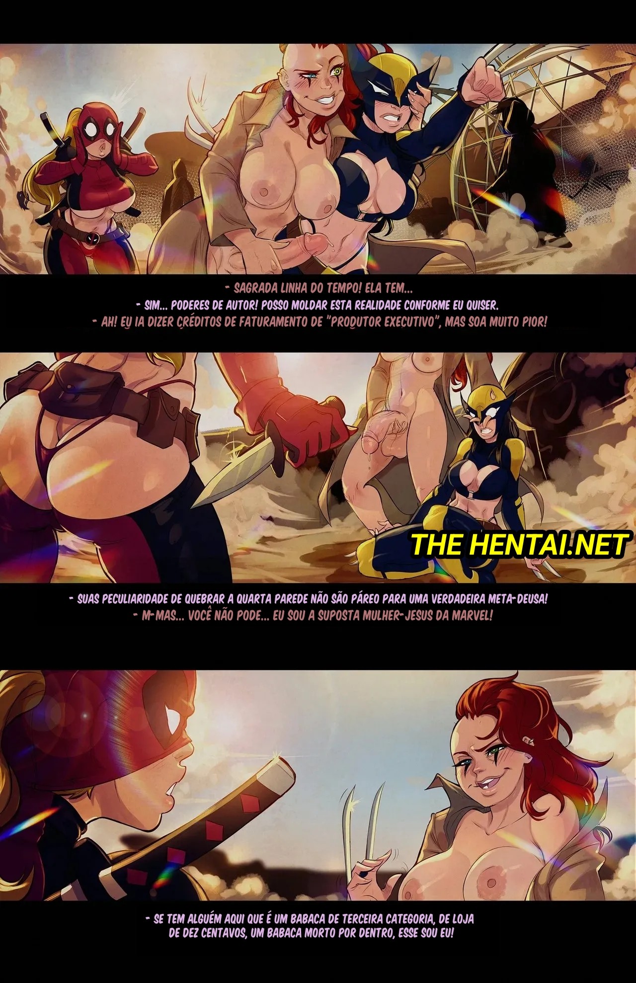 Imagem 7 de 19 - Lady Deadpool e Lady Wolverine - Quadrinhos Eróticos