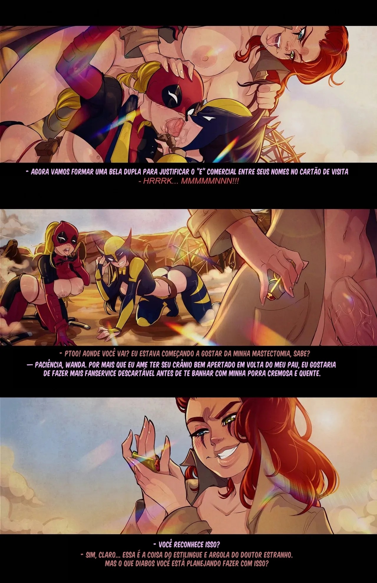 Imagem 11 de 19 - Lady Deadpool e Lady Wolverine - Quadrinhos Eróticos