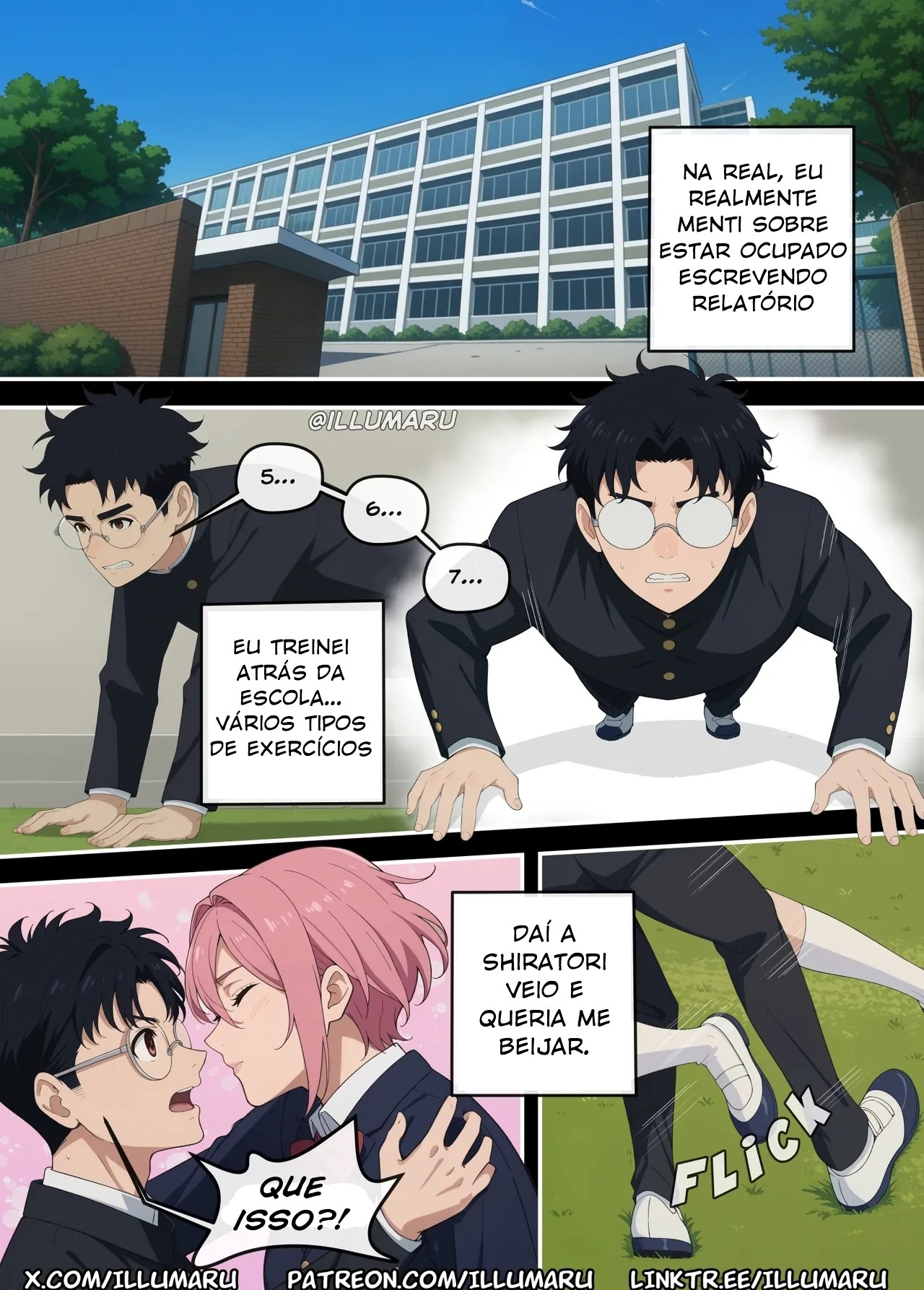 Imagem 4 de 11 - Quem vai ficar com o Okarun? - Quadrinhos Eróticos