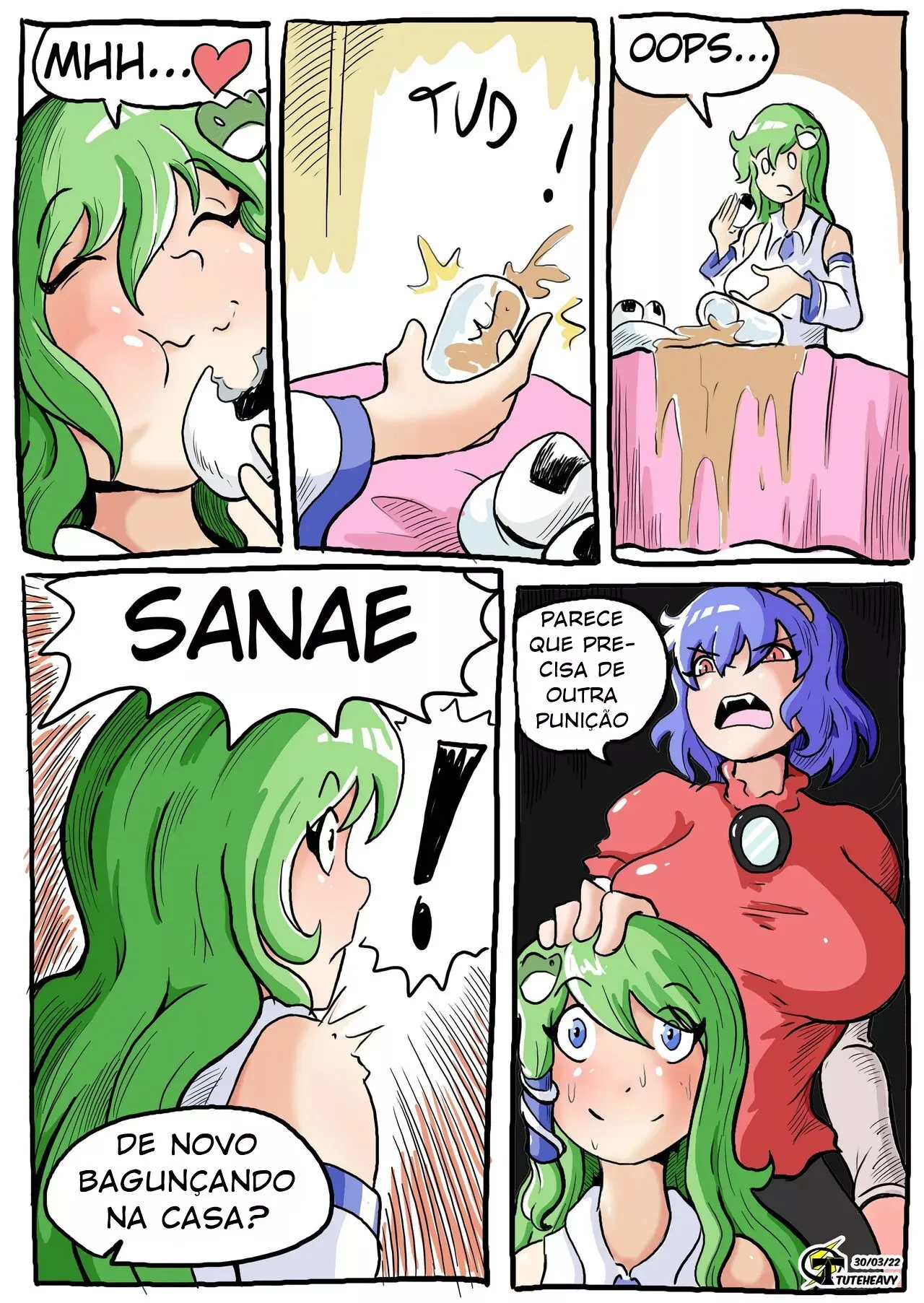 [Tuteheavy] Sanae Punishment (Touhou Project) - Foto 1