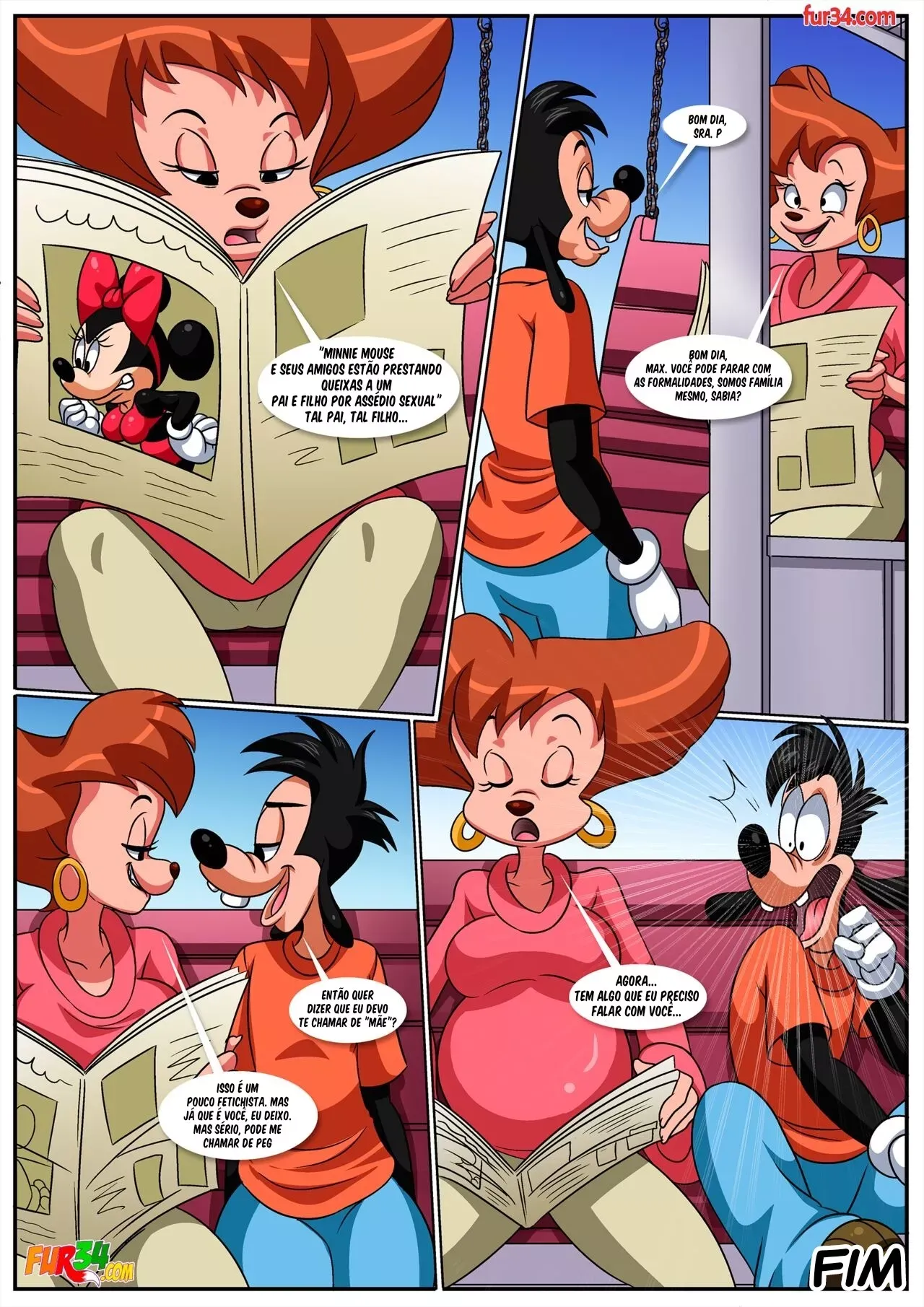 Imagem 17 de 17 - She Was Hyucking Goofy (Goof Troop) - Quadrinhos Eróticos