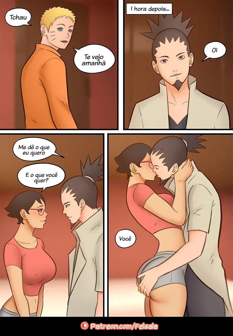 Imagem 12 de 25 - Sarada se Tornou Adulta - Quadrinhos Eróticos