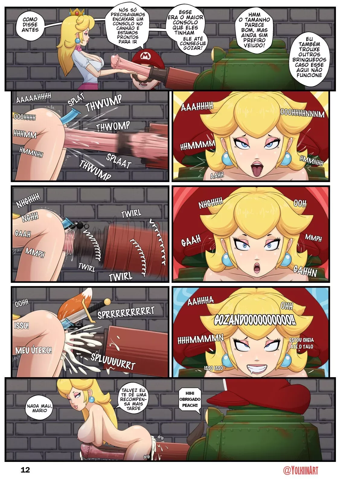 Imagem 13 de 37 - NOVA Odisseia Sexual da Peach - Quadrinhos Eróticos