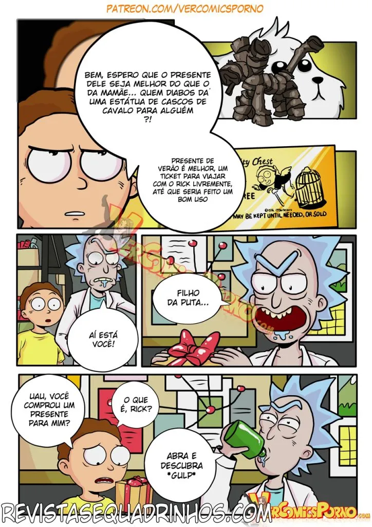 Imagem 2 de 37 - Ricky e Morty: Viagem de Prazer - Quadrinhos Eróticos