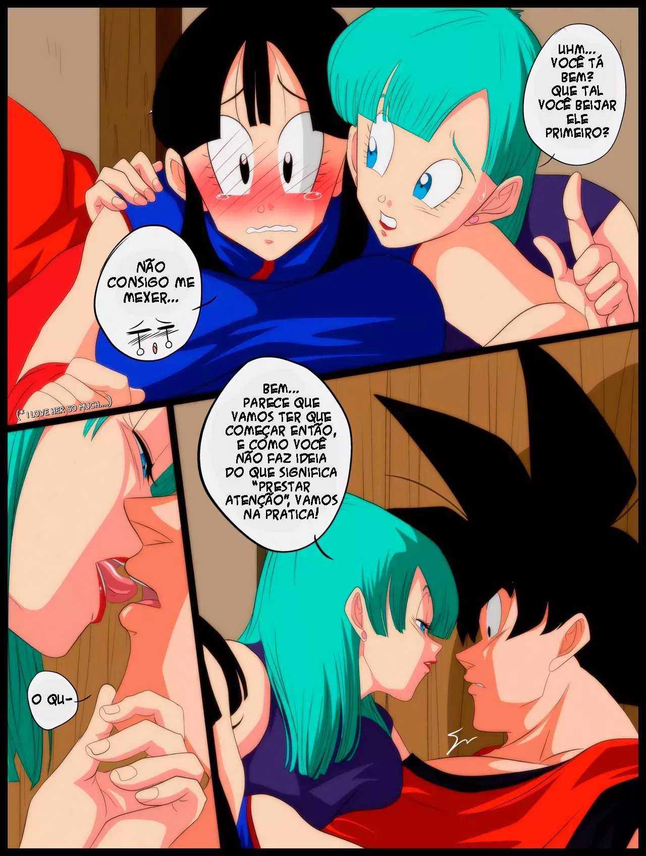 Imagem 6 de 21 - Bem-vindos! Goku x ChiChi x Bulma - Quadrinhos Eróticos