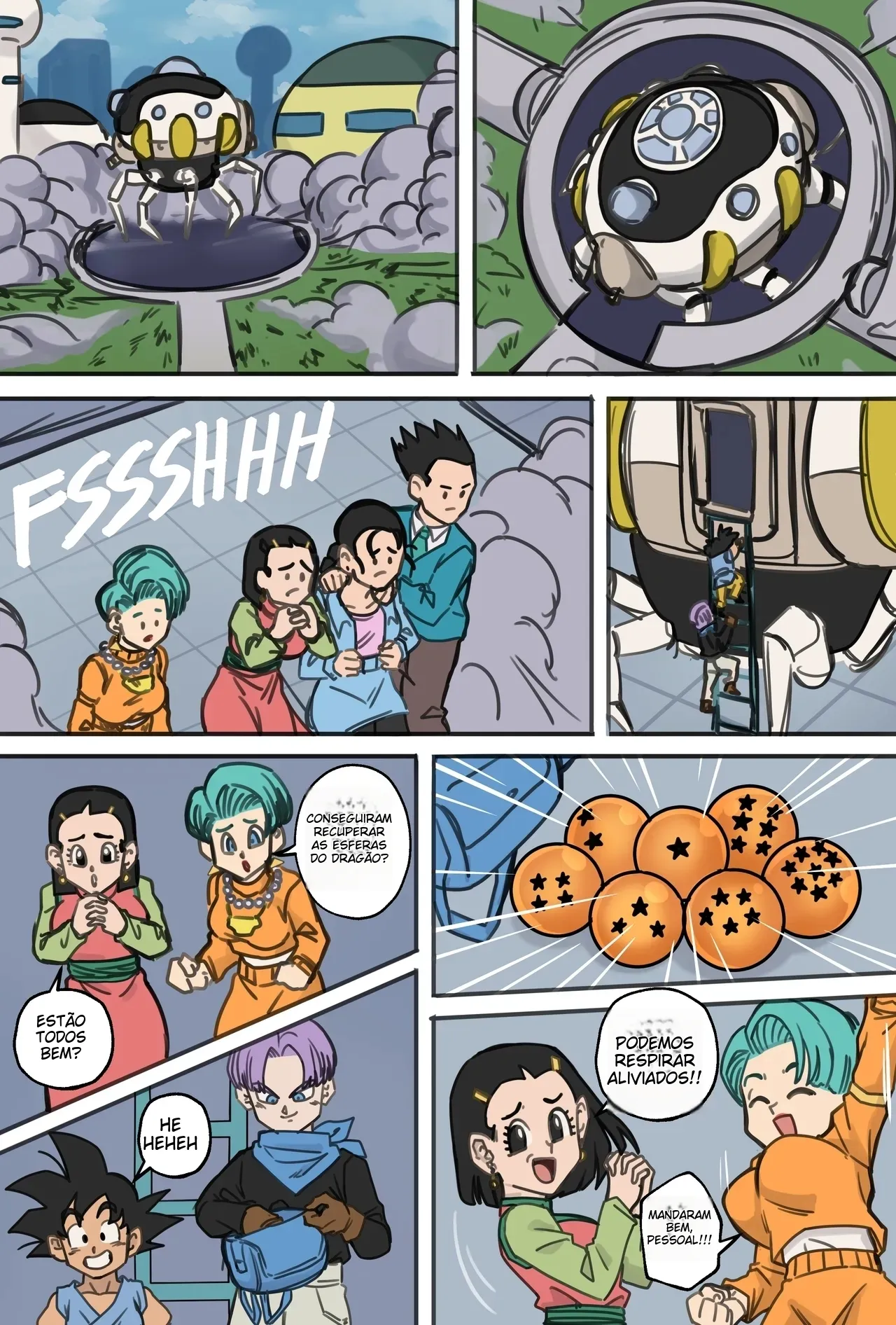 Imagem 2 de 58 - A Chegada do Baby à Terra (Dragon Ball) - Quadrinhos Eróticos
