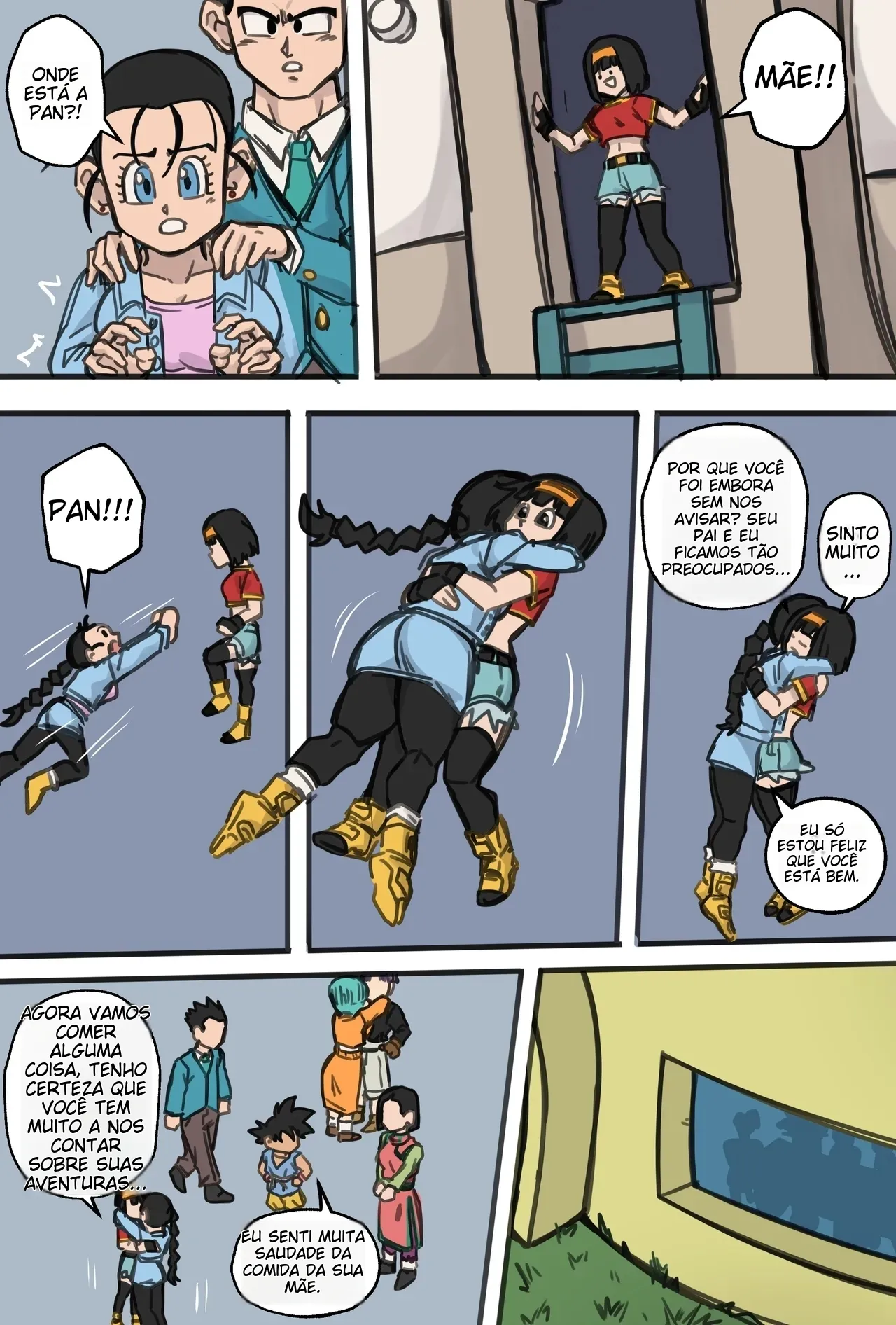 Imagem 3 de 58 - A Chegada do Baby à Terra (Dragon Ball) - Quadrinhos Eróticos