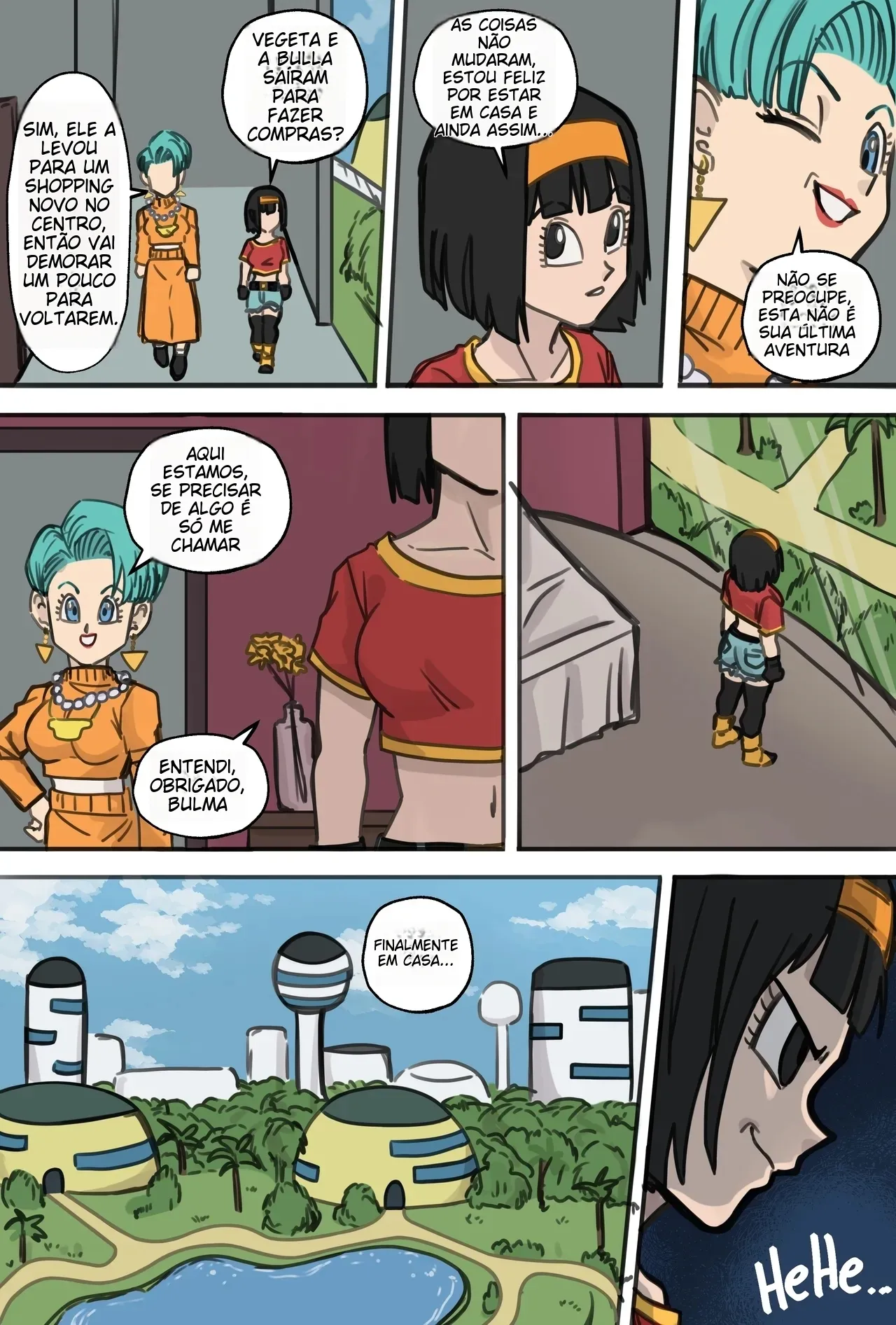 Imagem 5 de 58 - A Chegada do Baby à Terra (Dragon Ball) - Quadrinhos Eróticos