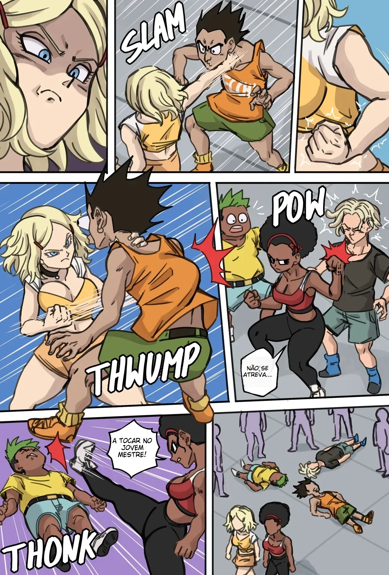 Imagem 20 de 58 - A Chegada do Baby à Terra (Dragon Ball) - Quadrinhos Eróticos